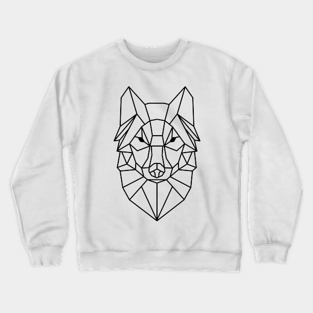 Fox Line Crewneck Sweatshirt by Mako Design 